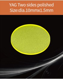 YAG Ce scintillator, YAG Ce crystal, Ce doped YAG scintillator, Scintillation YAG Ce, YAG Ce  diameter 10x1.5mm